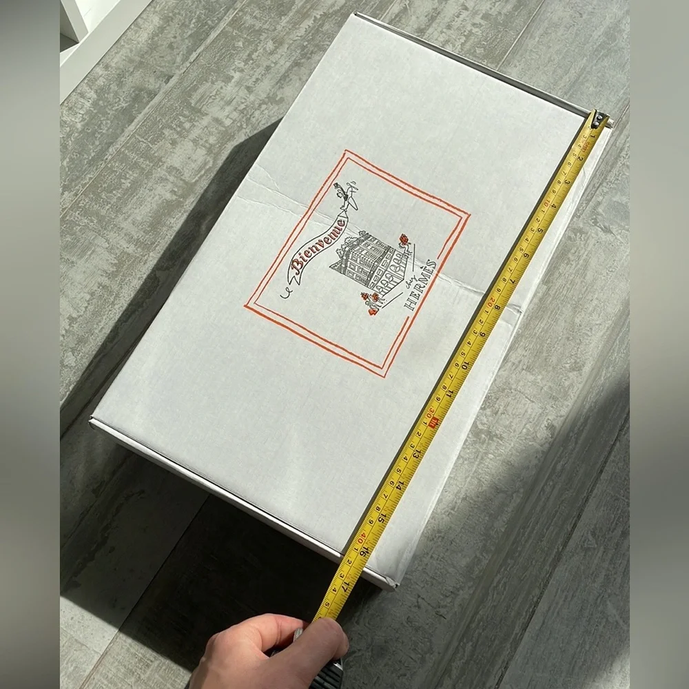 Hermes White box empty Gift Box package only